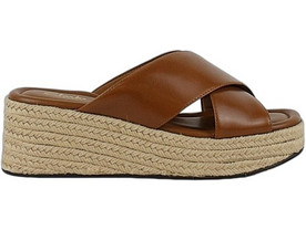Clarks Καλοκαιρινές Γυναικείες Πλατφόρμες Χαμηλές Δερμάτινες Καφέ 261878801