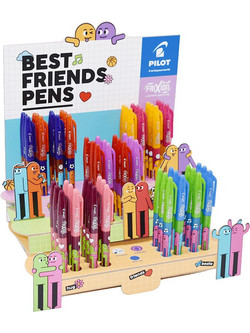 Pilot Frixion Ball Best Friends Στυλό Gel που Σβήνει 0.7mm Πολύχρωμο 120τμχ