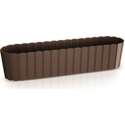 Prosperplast Boardee Case Γλάστρα Οβάλ Πλαστική Καφέ 58.7x14.4x13cm DDEC600-R222