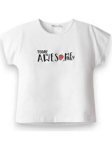 NEK Παιδικό T-Shirt Κοντομάνικο Λευκό 27226