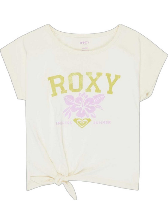 Roxy Παιδικό T-Shirt Κοντομάνικο Μπεζ ERGZT04148-WZA0