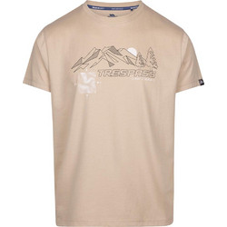 Trespass Albany Ανδρικό Αθλητικό T-Shirt Μπεζ MATOTSTR0118-SOS