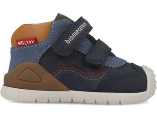 Biomecanics Παιδικά Sneakers Μποτάκια Navy Μπλε Καφέ 261133-A243