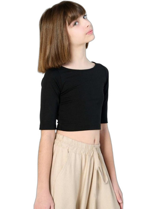Melin Rose Παιδικό T-Shirt Μαύρο MRS26-0449