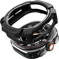 Spigen Rugged Armor Πλαστική Θήκη για Samsung Galaxy Watch Ultra 2 47mm Μαύρη