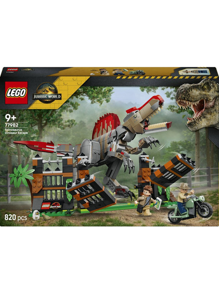 Lego Jurassic World Spinosaurus Dinosaur Escape για 9+ Ετών 77982