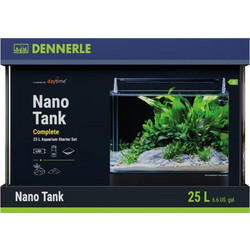 Dennerle Nano Scaperstank Complete Ενυδρείο Ψαριών με Φωτισμό & Φίλτρο 25lt Μαύρο