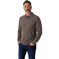 Gant Ανδρική Μπλούζα Polo Μακρυμάνικη Καφέ 3G2230-260