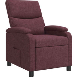 vidaXL Πολυθρόνα Relax Ανακλινόμενη Μωβ 42035000