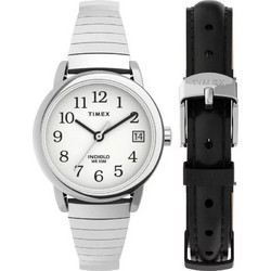 Timex Γυναικείο Ρολόι με Ασημί Μεταλλικό Μπρασελέ TWG025200