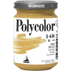 Maimeri Polycolor 148 Rich Gold Ακρυλικό Χρώμα Ζωγραφικής 140ml