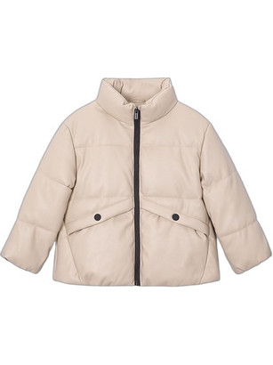 Mayoral Παιδικό Μπουφάν Χειμωνιάτικο Puffer Μπεζ 16-04416-039