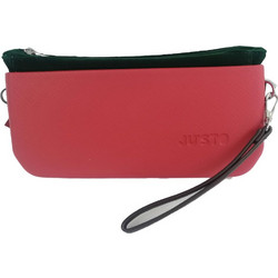 JU'STO J-Posh Γυναικείο Νεσεσέρ 24x3x14cm Κόκκινο