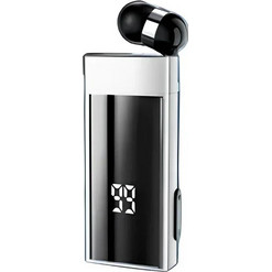 New-K59 Ακουστικό Bluetooth In Ear Πέτου Silver