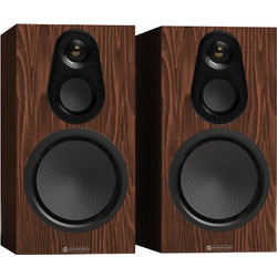 Monitor Audio Silver 100 8G Ζεύγος Ηχείων Hi-Fi Δαπέδου 200W 3 Δρόμων Walnut Brown