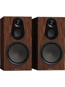 Monitor Audio Silver 100 8G Ζεύγος Ηχείων Hi-Fi Δαπέδου 200W 3 Δρόμων Walnut Brown