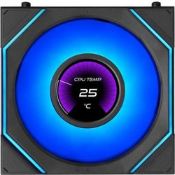 Lian Li SL-INF LCD Flex Reverse Case Fan 120mm ARGB με Σύνδεση 3-Pin 4-Pin PWM Black