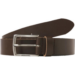 Jack & Jones Torino Ανδρική Ζώνη Δερμάτινη Σοκολατί 12290525