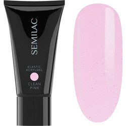 Semilac Elastic Clean Pink Acrygel 30gr