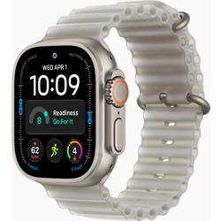 Apple Watch Ultra 4 Cellular 49mm Titanium Natural Ocean Band Translucent Grey