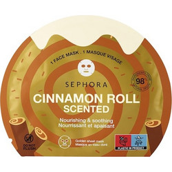 Sephora Cinnamon Roll Scented Sheet Μάσκα Προσώπου για Καταπράυνση 1τμχ