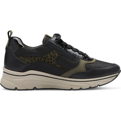 Tamaris Γυναικεία Sneakers Μαύρα Χακί 1-23721-41-761