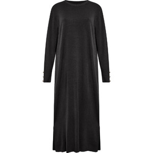 Celestino Midi Καθημερινό Φόρεμα Πλεκτό Μαύρο WU7642.8717