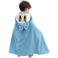 Γαρύφαλλο Daisy Παιδικό Πόντσο Θαλάσσης Microfiber Γαλάζιο 65x130cm 1068