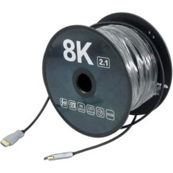 Anga Καλώδιο HDMI 2.1 HDMI Male to HDMI Male 80m Black OP-OF80-8K