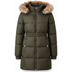 Vero Moda Γυναικείο Μπουφάν Χειμωνιάτικο Puffer Μακρύ Χακί 10311765