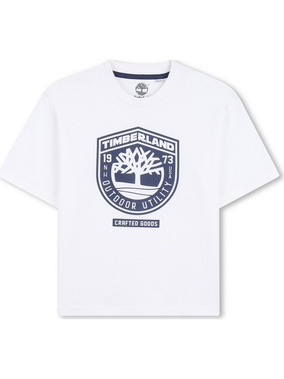 Timberland Παιδικό T-Shirt Κοντομάνικο Λευκό T60791