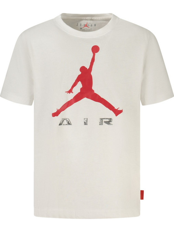 Jordan Παιδικό T-Shirt Κοντομάνικο Μπεζ Κόκκινο 95G020-001