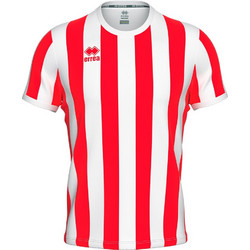 Errea Sport Strip Shirt Κόκκινο/Λευκό Ανδρικό Αθλητικό T-Shirt Λευκό Κόκκινο GM1B0C00500