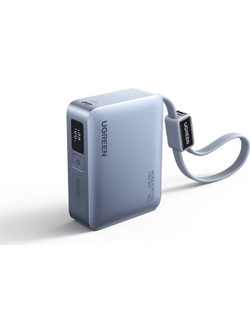 Ugreen PB584 Power Bank 10000mAh 33W με Ενσωματωμένο Καλώδιο USB-C Power Delivery Blue