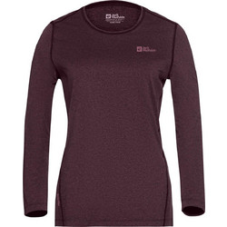 Jack Wolfskin Γυναικείο Αθλητικό T-Shirt Ισοθερμικό Σοκολατί 1808961-I0116