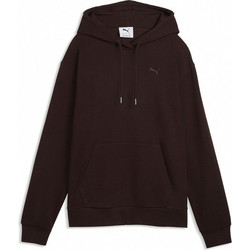 Puma ESS+ Elevated Standard Γυναικείο Αθλητικό Φούτερ με Κουκούλα Σοκολατί 694019-33