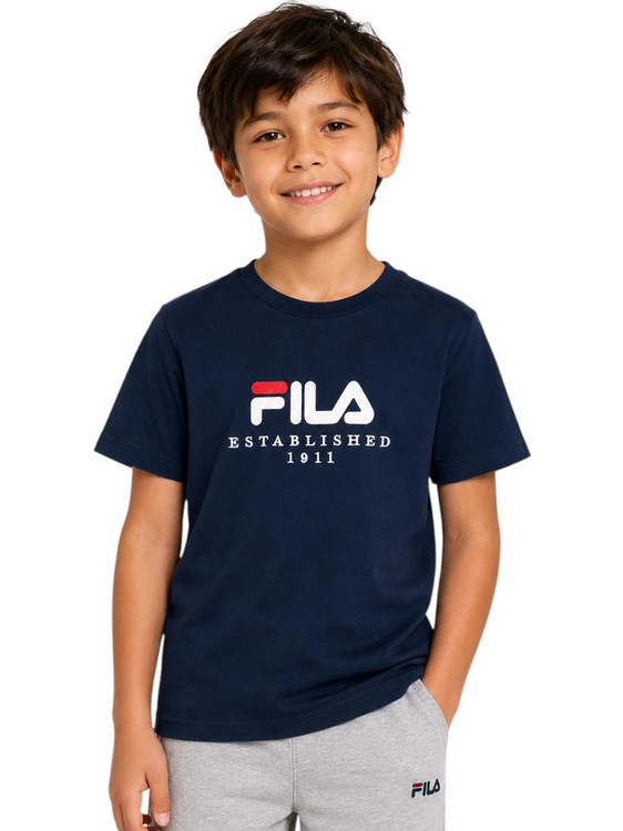 Fila Παιδικό T-Shirt Κοντομάνικο Navy Μπλε FAK0432-50004