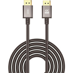 XO Καλώδιο DisplayPort 1.2 to DisplayPort Male 5m Black GER-XO-GB018B-5M