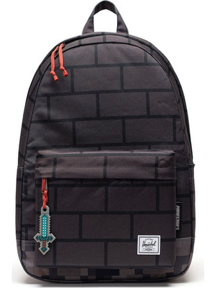 Herschel Minecraft Classic The Nether Σχολική Τσάντα Πλάτης Δημοτικού Μαύρη 11791-07697