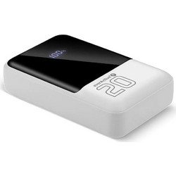 everActive EB-20Q Power Bank 20000mAh 22.5W με 2 Θύρες USB-A & Θύρα USB-C Power Delivery White