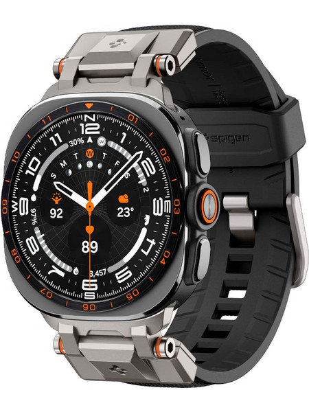 Spigen Durapro Armor Λουράκι Σιλικόνης Black (Samsung Galaxy Watch Ultra 2 / 1)