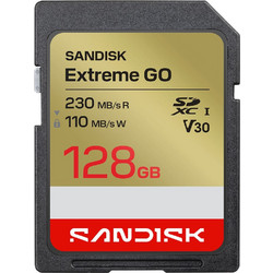 Sandisk Extreme GO SDXC 128GB V30 UHS-I 230MB/s