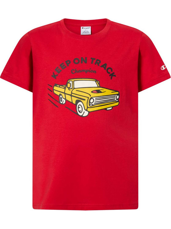 Champion Παιδικό T-Shirt Κοντομάνικο Κόκκινο 307589-RS067