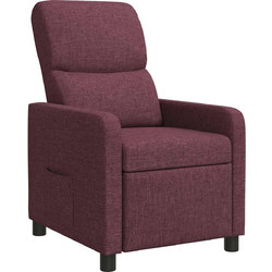 vidaXL Πολυθρόνα Relax Ανακλινόμενη Μωβ 42034828