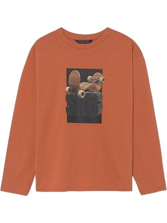 Mayoral Παιδικό T-Shirt Μακρυμάνικο Rusted 16-07042-031