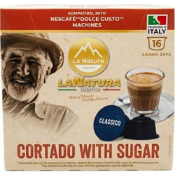 La Natura Lifestyle Κάψουλες Espresso Sweetened Cortado Συμβατές με Μηχανή Dolce Gusto 16τμχ