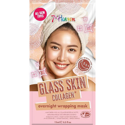 7th Heaven Glass Skin Collagen Overnight Wrapping Sheet Μάσκα Προσώπου με Κολλαγόνο 15ml