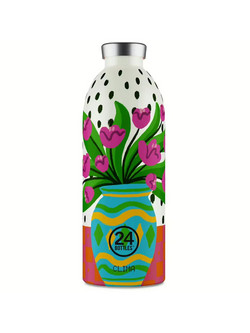 24Bottles Clima Bottle Fiori Rosa 850ml