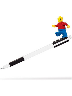 Lego Minifigure Στυλό Gel Μαύρο