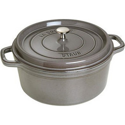 Staub La Cocotte Πυρίμαχη Μαντεμένια Κατσαρόλα Στρογγυλή με Καπάκι 28cm 6.7lt 40509-314-0